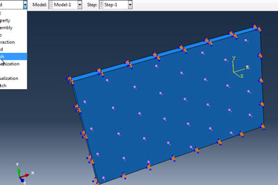 فیلم آموزش تحلیل اثر انفجار روی دیوار ساختمانی در اباکوس abaqus